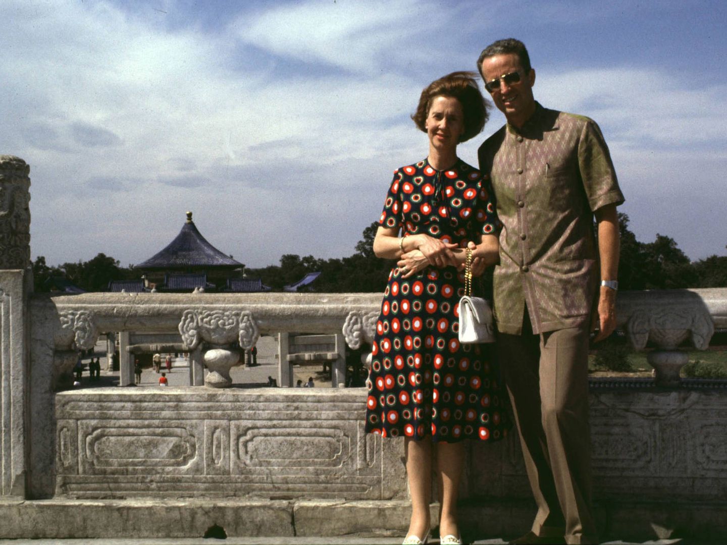 Los reyes Balduino y Fabiola de Bélgica, de viaje en China. (Getty)