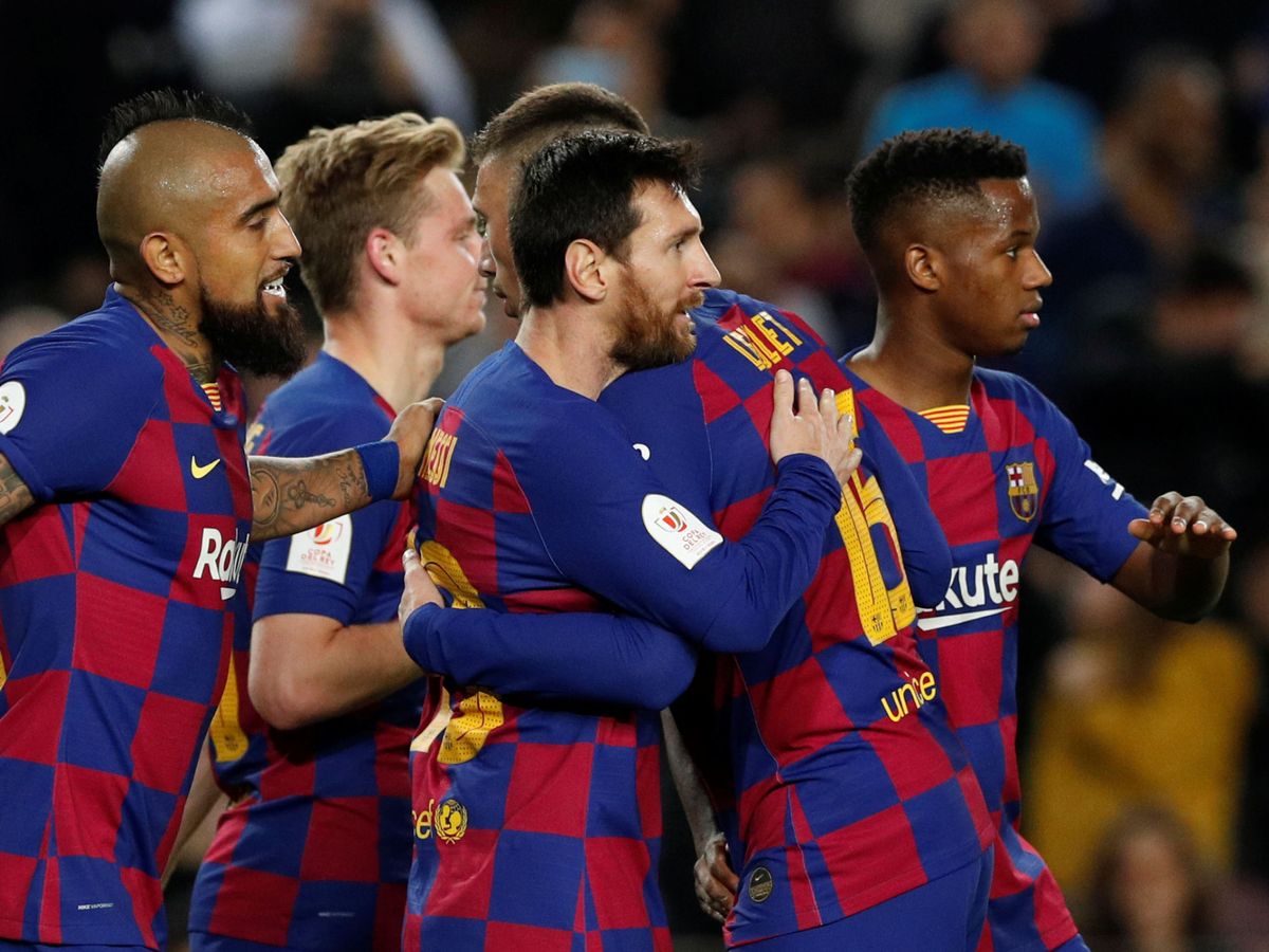 Foto: Messi marcó dos de los cinco goles del Barcelona en el partido de Copa del Rey contra el Leganés. (Reuters)