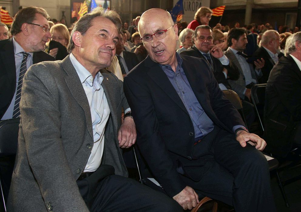 Foto: El presidente de la Generalitat, Artur Mas (i), junto a Duran i Lleida (EFE)