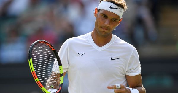 Foto: Rafa Nadal, en Wimbledon, este martes. (Reuters)