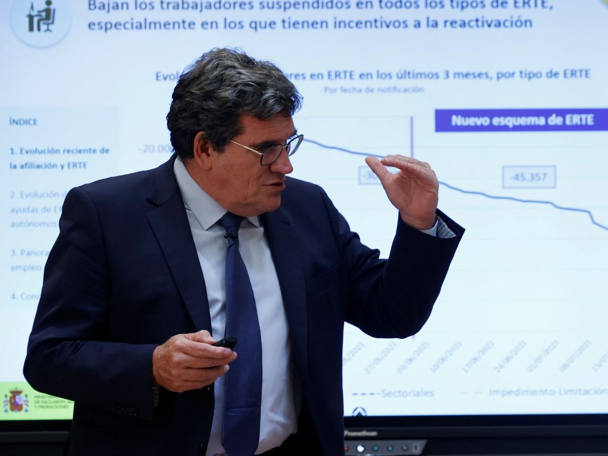 Foto: El ministro de Inclusión, Seguridad Social y Migraciones, José Luis Escrivá. (EFE)