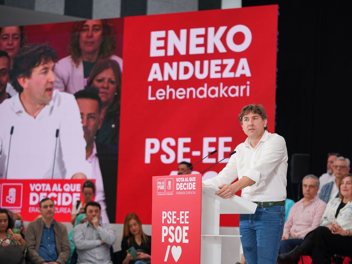 Foto: Eneko Andueza, candidato del PSE. (Europa Press/Iñaki Berasaluce)