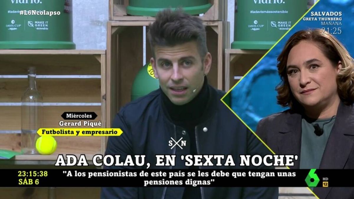 'La Sexta noche': Ada Colau responde a Piqué por lo que dijo de Madrid y Barcelona