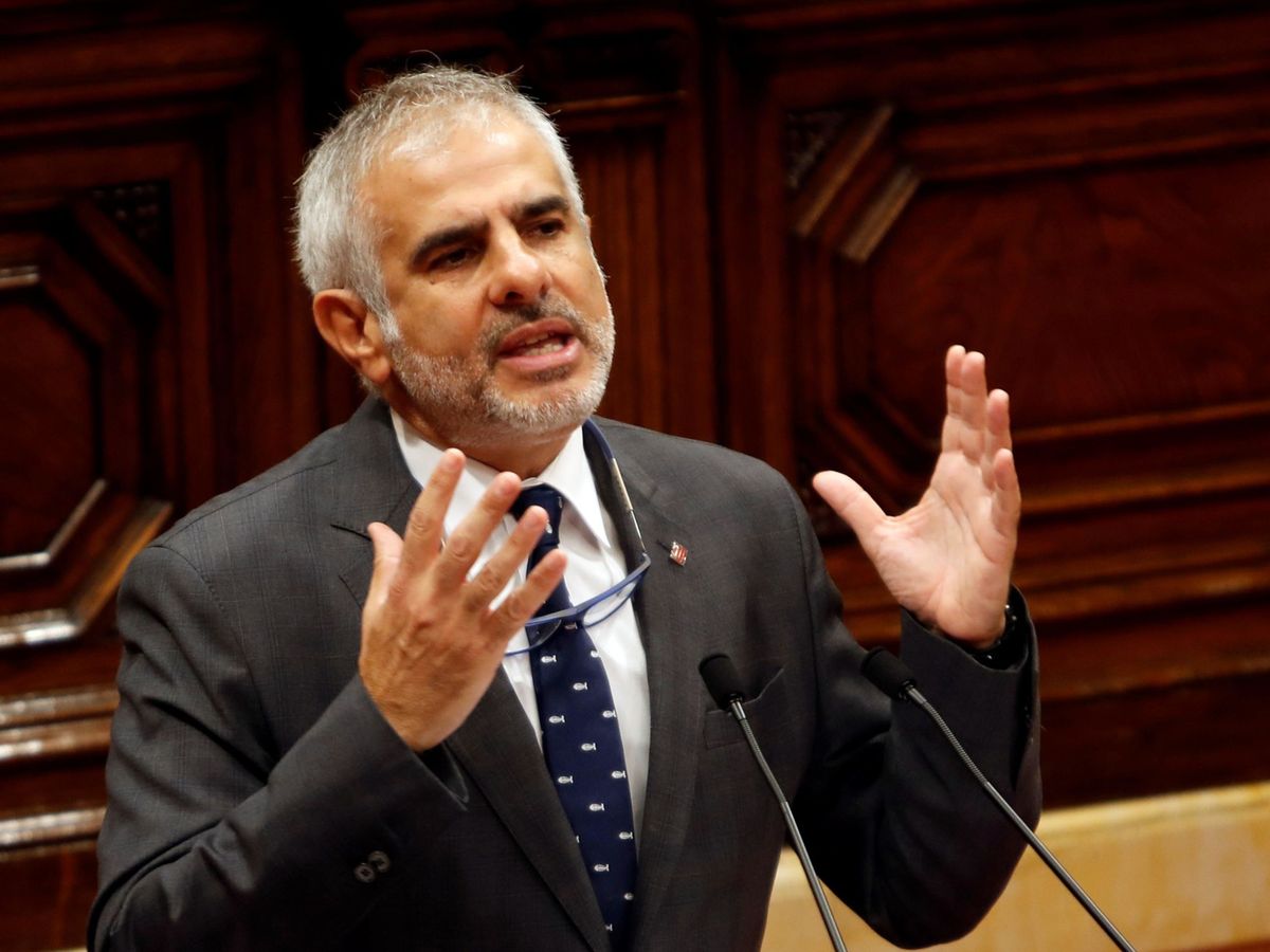 Foto: El presidente del grupo de Ciudadanos en el Parlament, Carlos Carrizosa. (EFE)