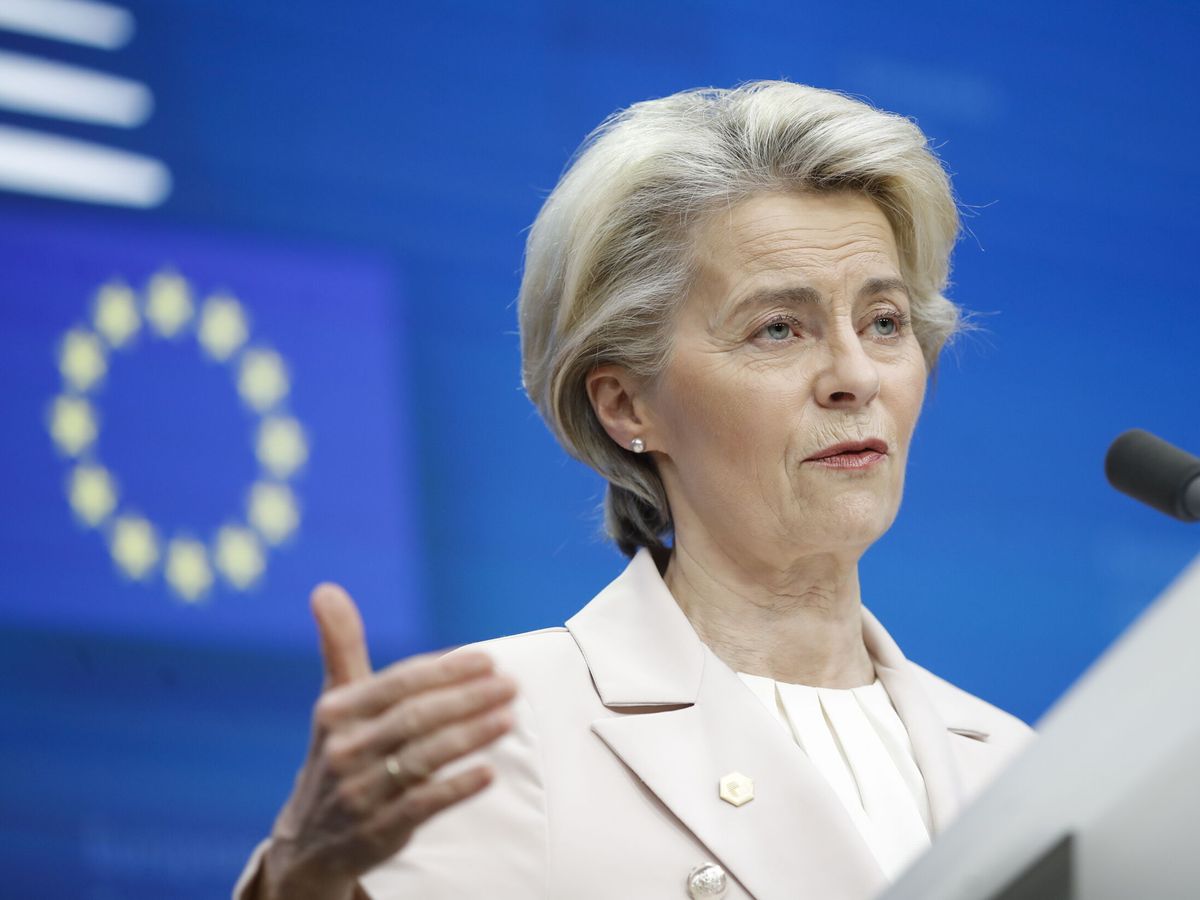 Foto: Ursula von der Leyen, presidenta de la Comisión Europea. (EFE/Olivier Hoslet)