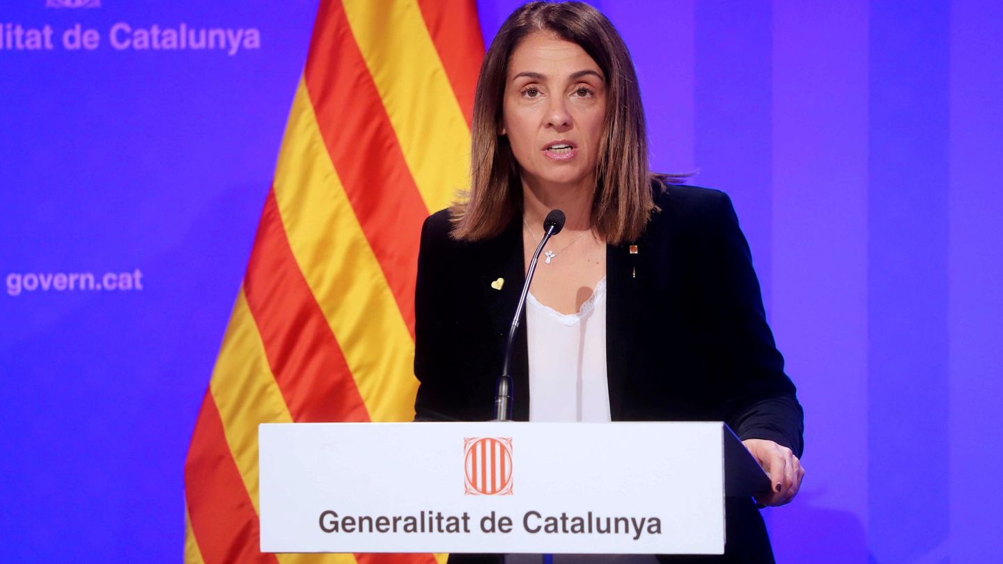 La portavoz del gobierno catalán, Meritxell Budó. (EFE)
