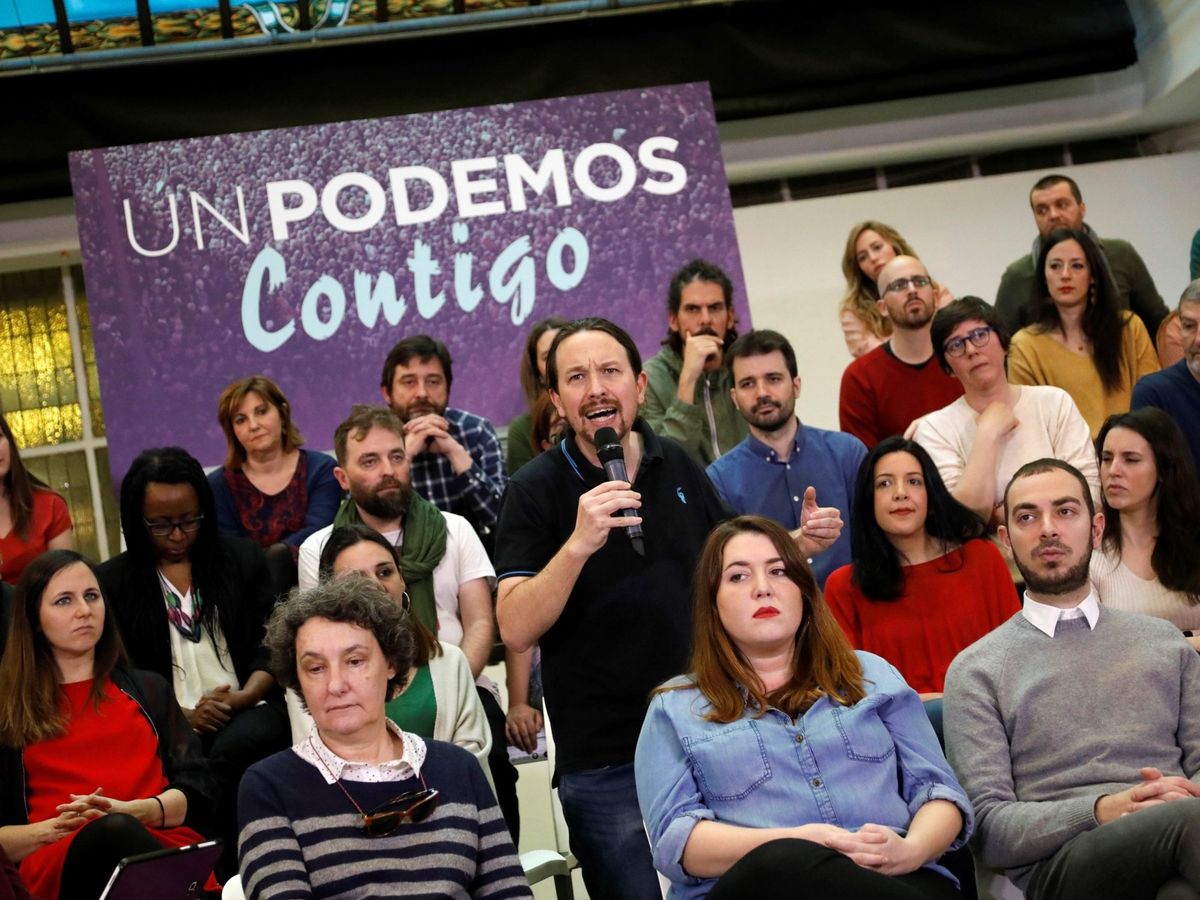 Foto: Iglesias presenta su candidatura para la asamblea ciudadana de podemos