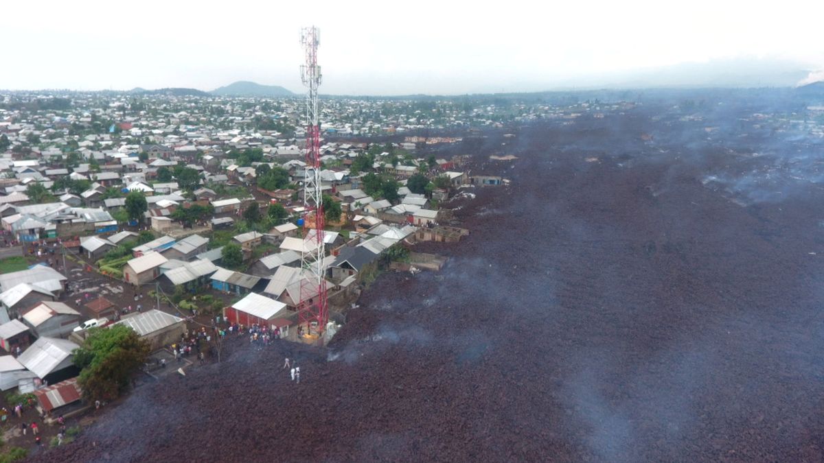 La erupción del volcán Nyiragongo deja 15 muertos en República Democrática del Congo