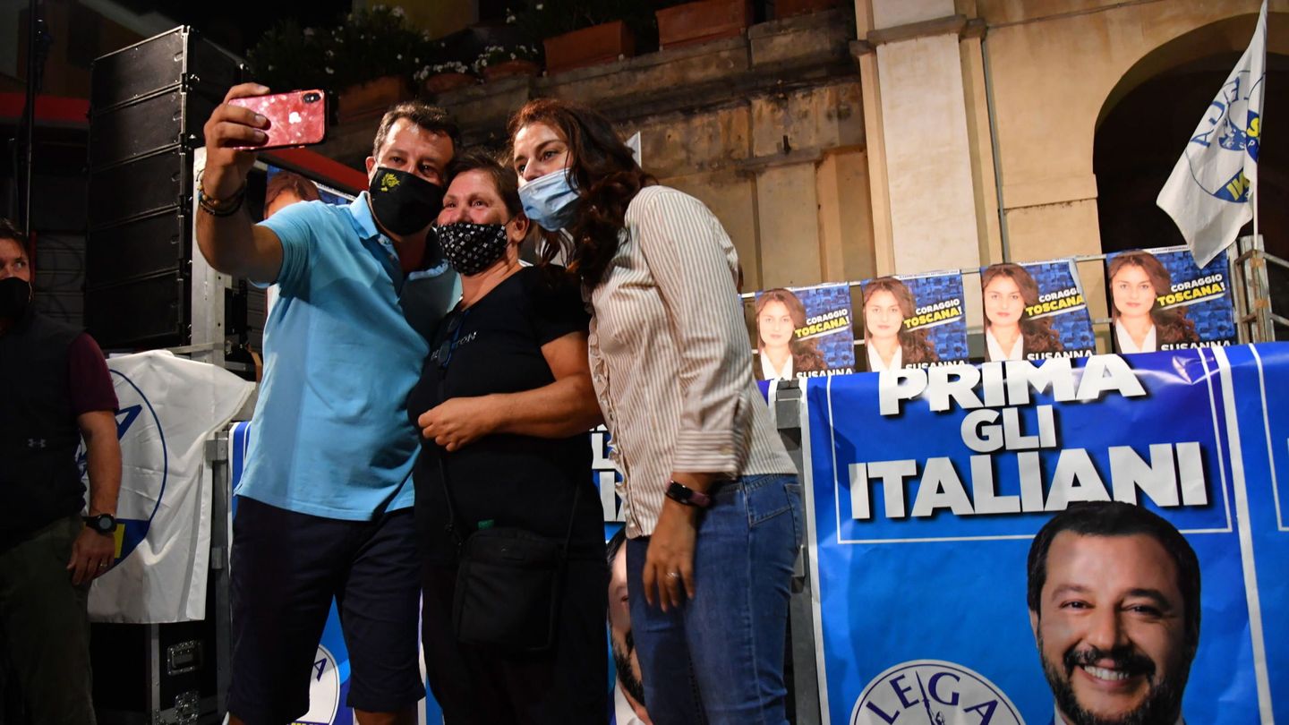 Matteo Salvini, de gira. (EFE)