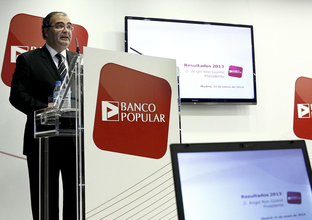 Foto: El presidente del Banco Popular, Ángel Ron. (Efe)