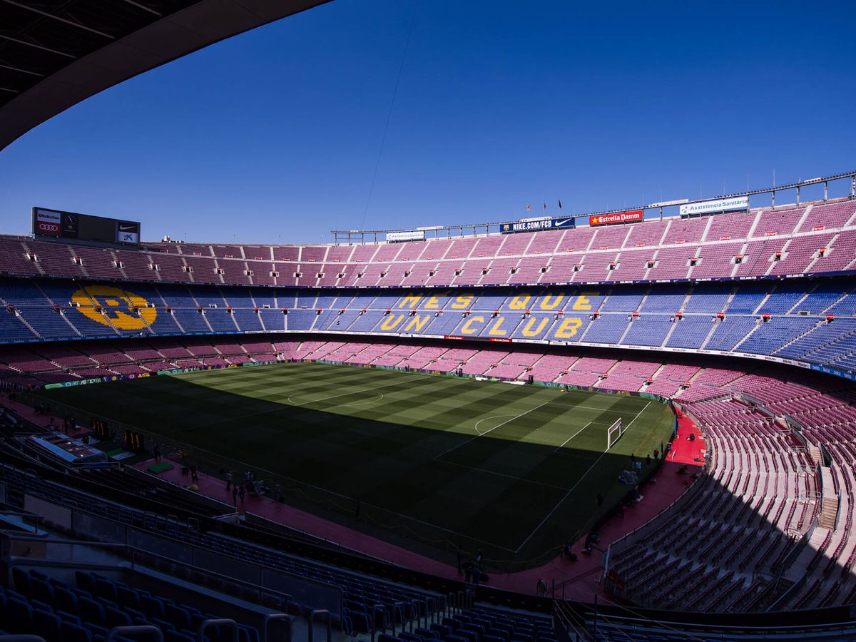 Foto: Vista del Camp Nou. (Getty/Alex Caparrós)