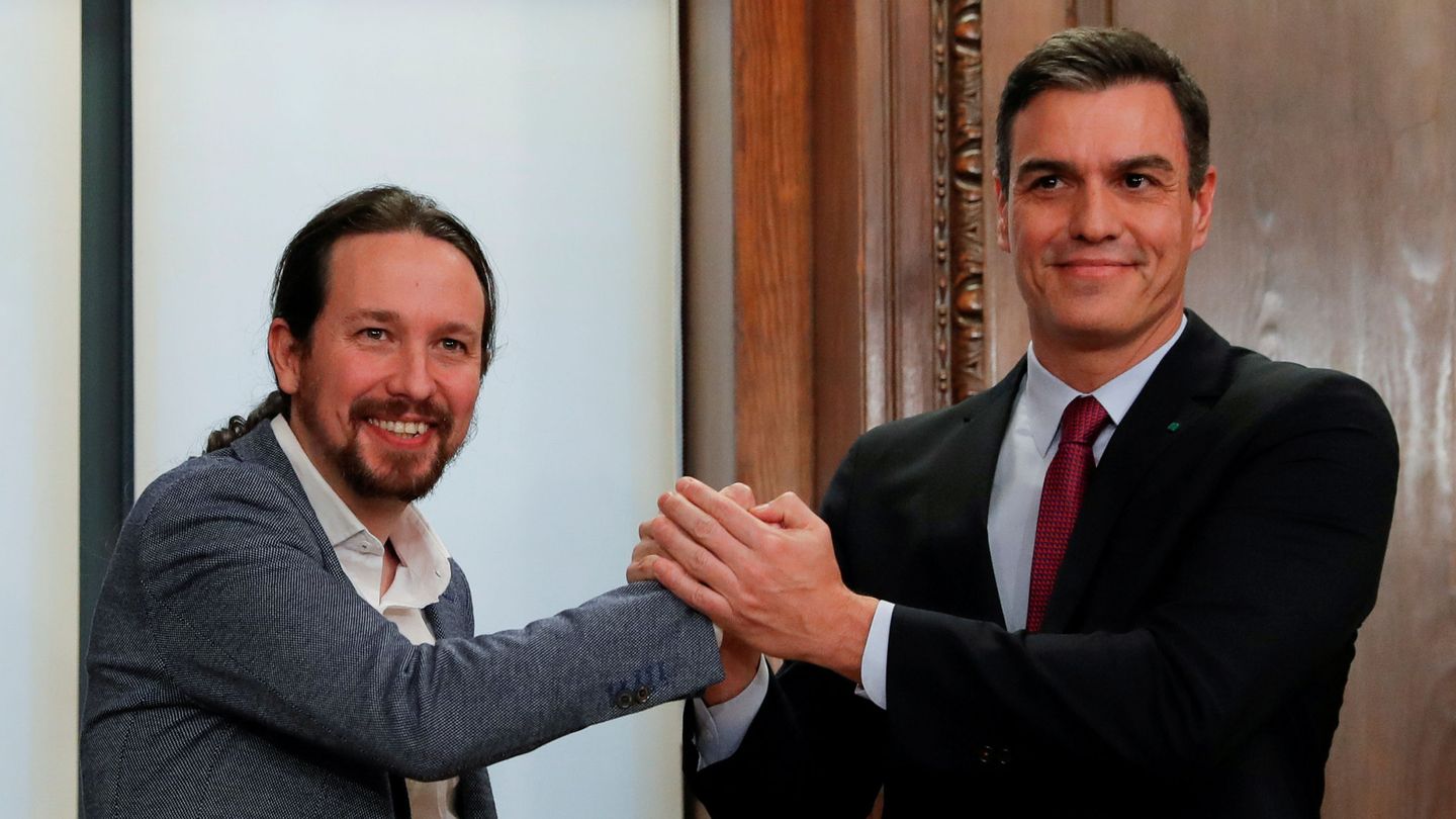 Pablo Iglesias y Pedro Sánchez. (Reuters)