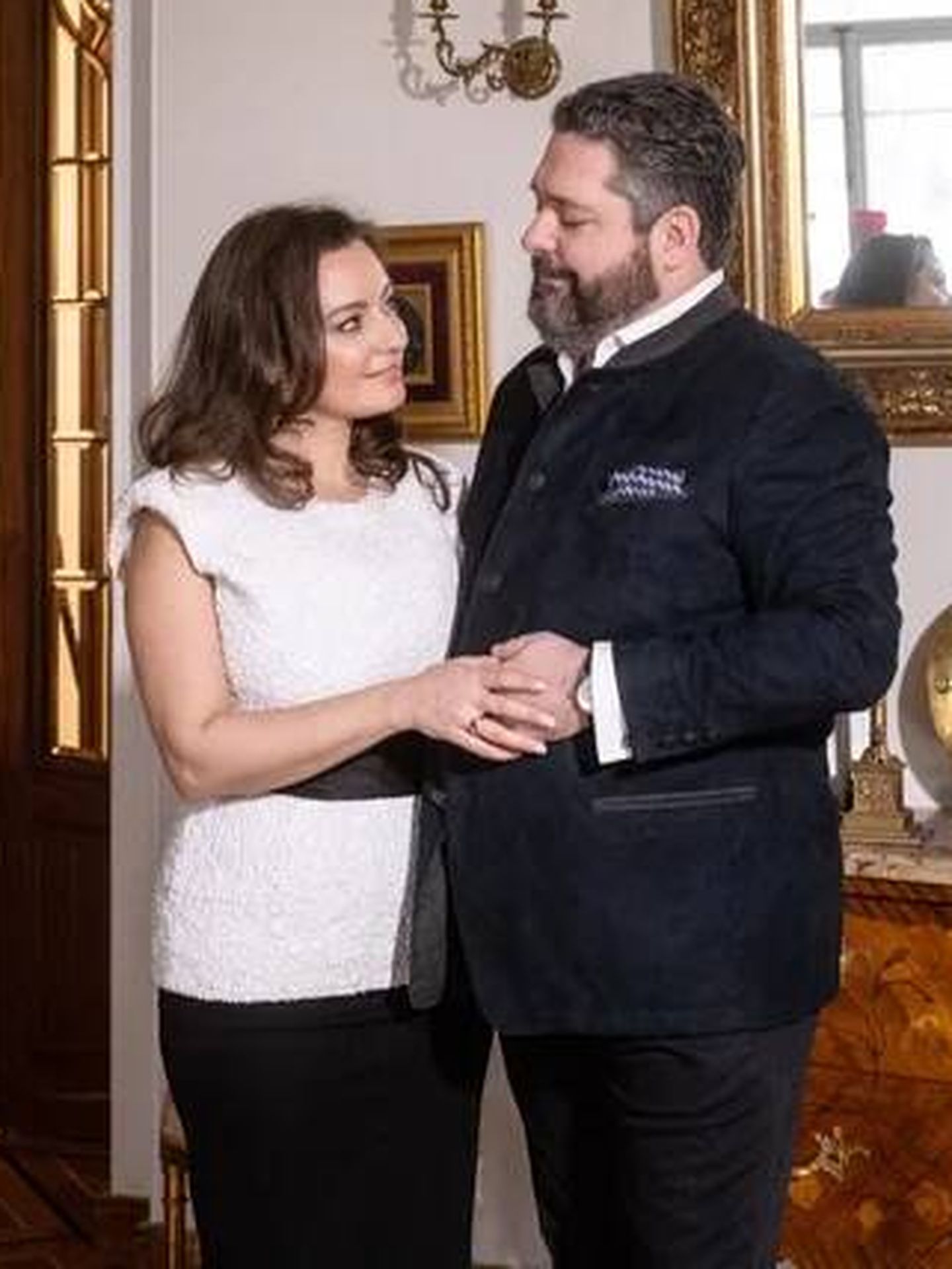 Jorge Románov y Rebecca Bettarini, en una imagen de archivo. (Cancillería de la Casa Imperial de Rusia)