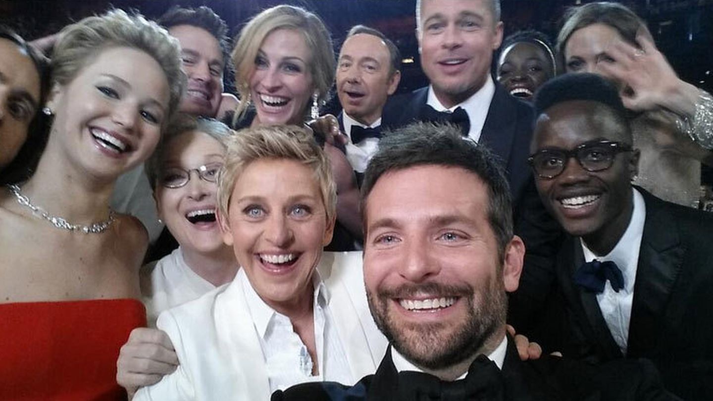 El 'selfie' de  Ellen DeGeneres