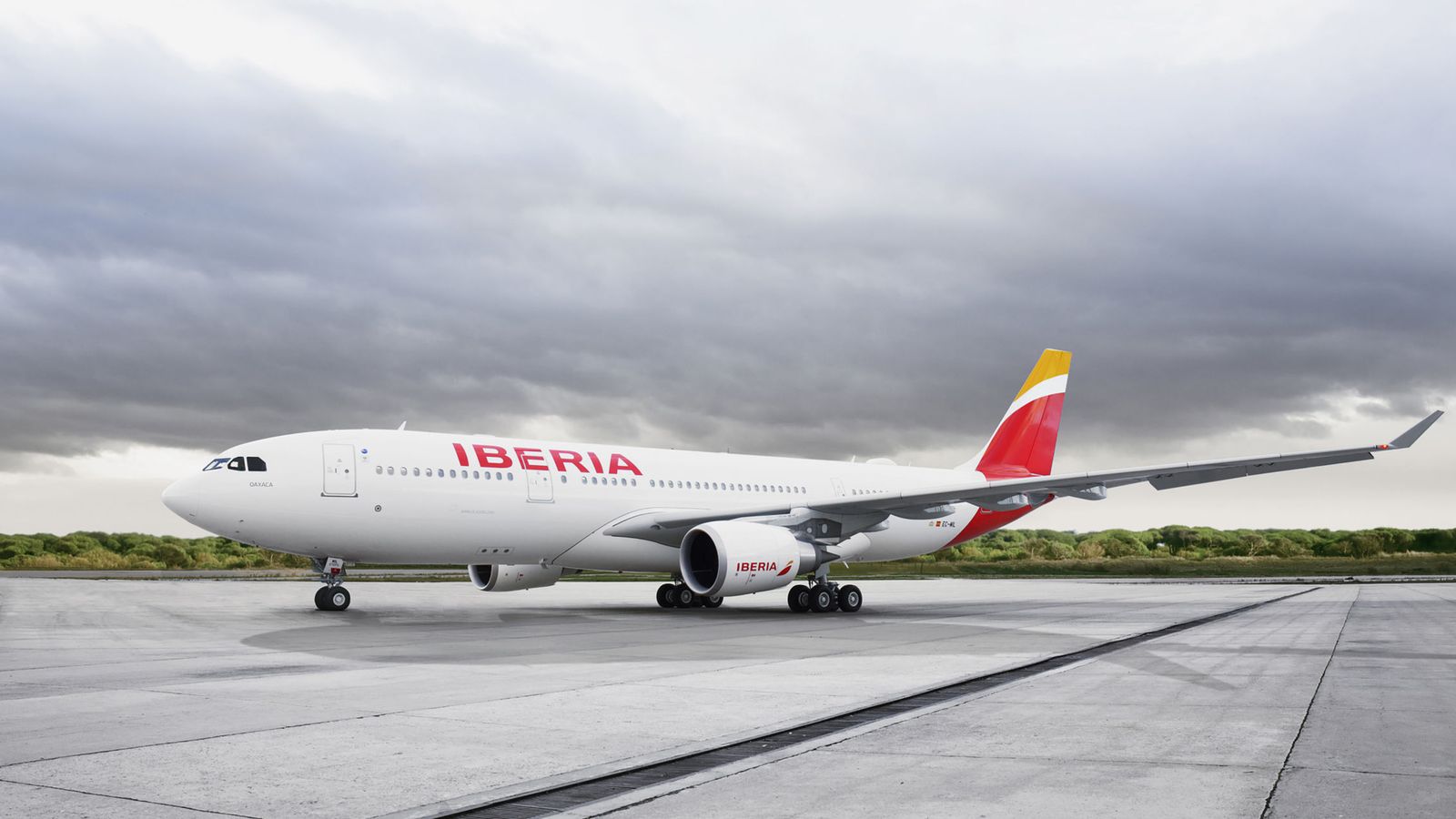 Foto:  Imagen cedida por la aerolínea IBERIA, que muestra el Airbus A330-200. (EFE)