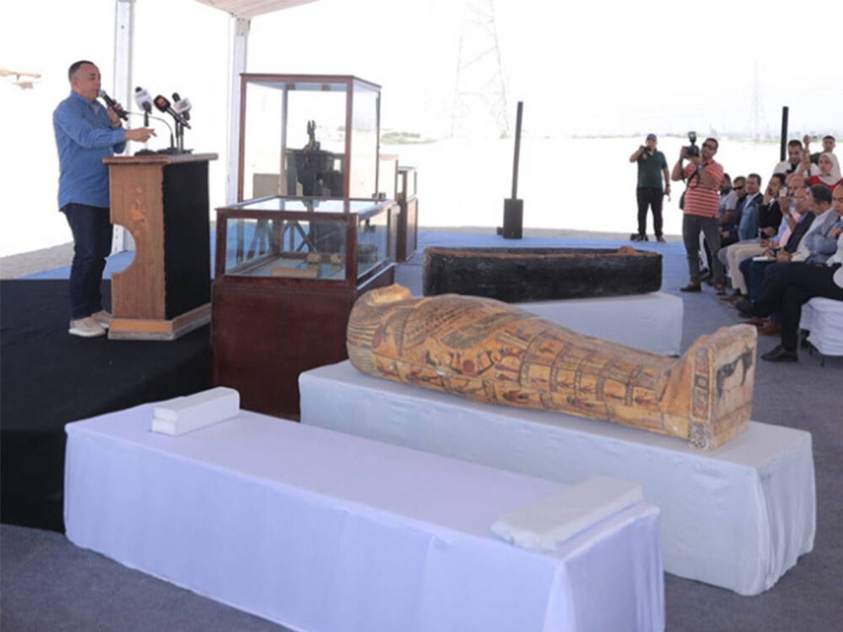 Foto: Hallan en un antiguo cementerio egipcio un papiro con hechizos del 'Libro de los Muertos' (Ministerio de Turismo y Antigüedades de Egipto)