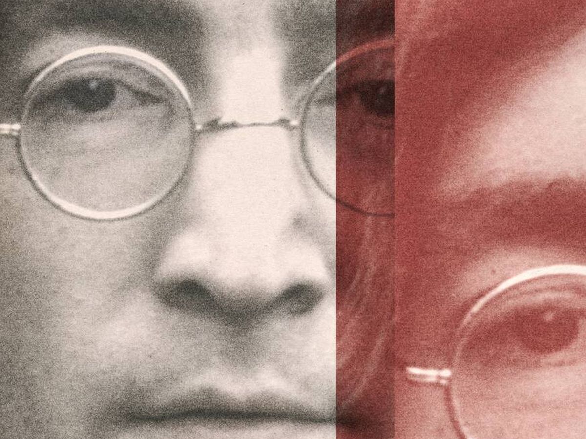 Foto: Detalle del cartel promocional de la docuserie 'John Lennon: asesinato sin juicio'. (Apple TV)
