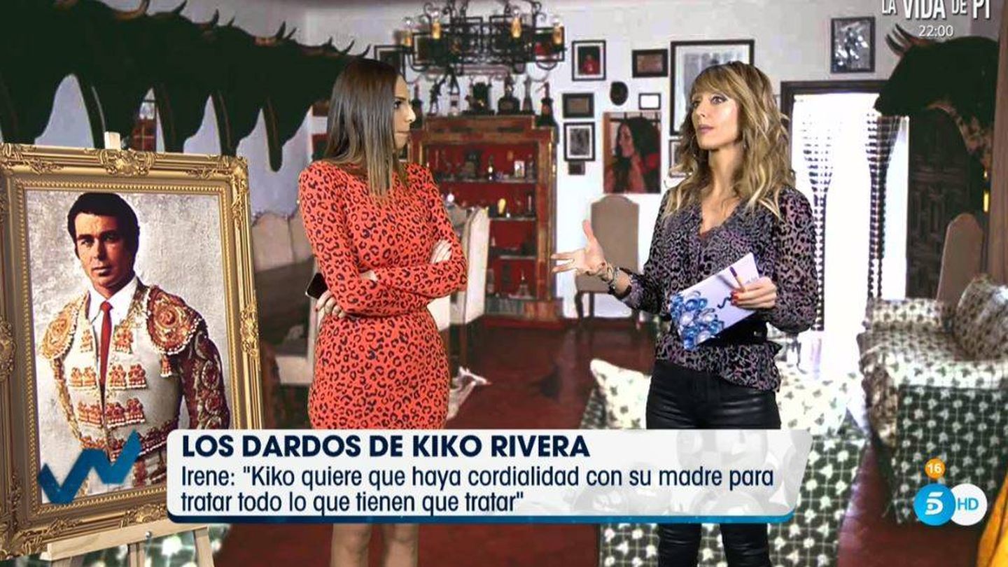 Irene Rosales y Emma García, en 'Viva la vida'. (Mediaset España)