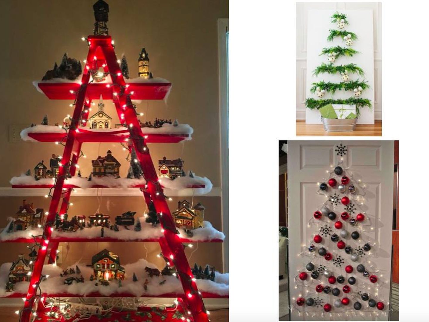 ¿Imaginas las miles de maneras que existen para recrear un árbol de Navidad? (Pinterest)