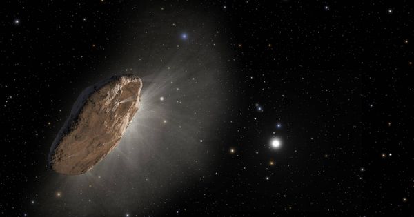 Foto: Ilustración de la... ¿nave espacial?, ¿cometa?, ¿asteroide? Lo que sea. (NASA)