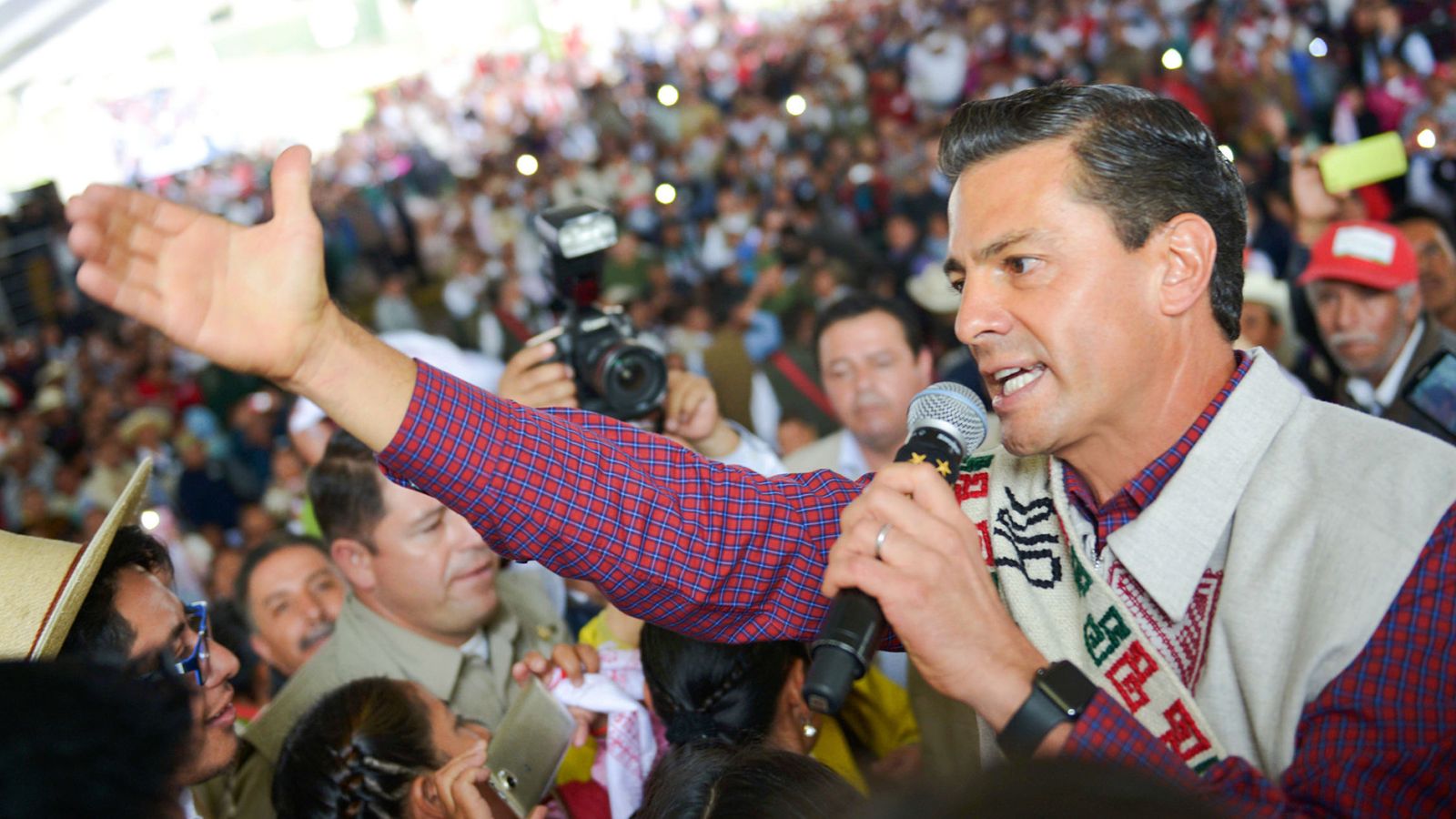 Foto: Acusan al presidente mexicano, Peña Nieto, de plagiar su tesis. (EFE)