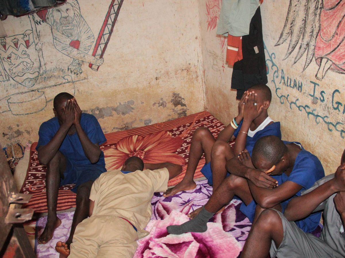 Foto: Interior de una celda en la cárcel de Pademba Road en Freetown, Sierra Leona. (Alberto López/Misiones Salesianas)