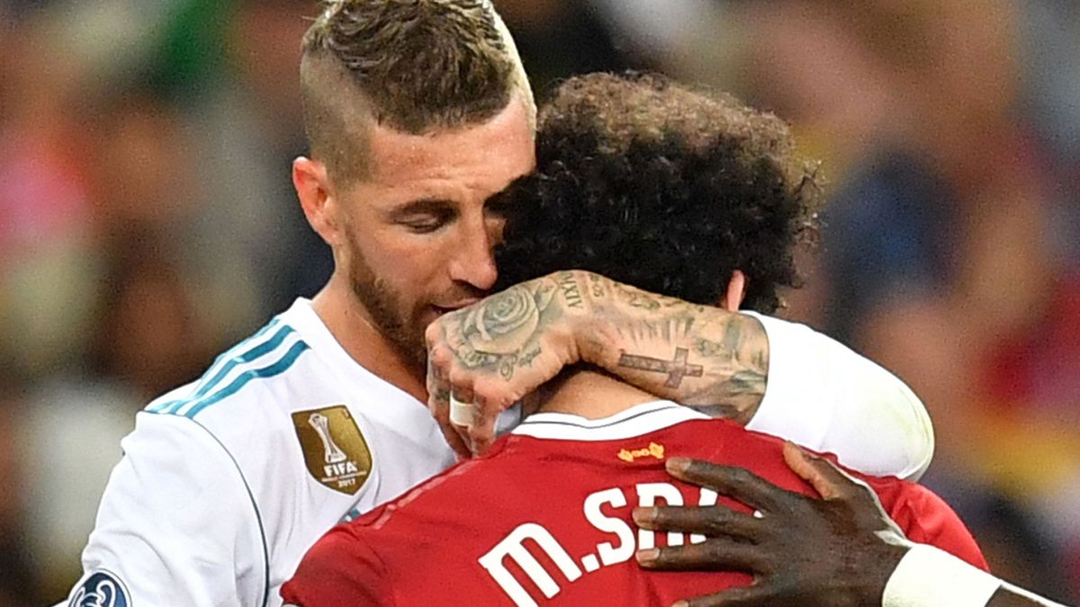 El disgusto de Sergio Ramos por Salah y su cariñoso encuentro con Florentino