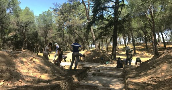 Foto: Excavaciones arqueológicas en Ciudad Universitaria dirigidas por Alfredo González-Ruibal (P.C.)