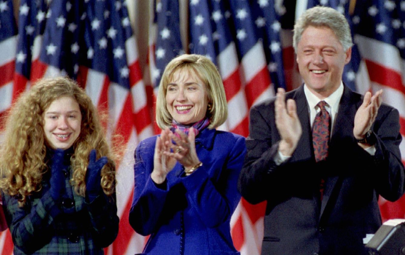 Bill Clinton, tras ser elegido presidente. (Reuters)