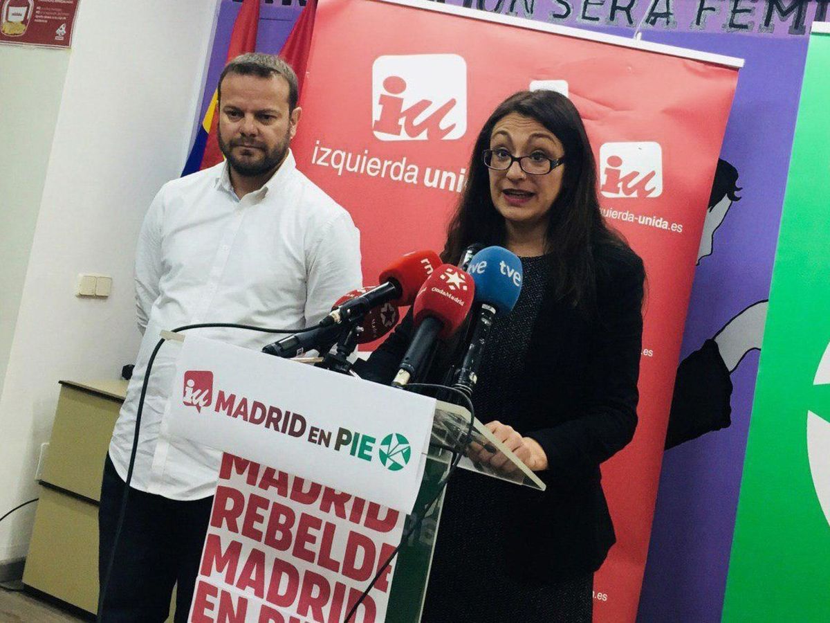 Foto: La diputada regional de IU Madrid, Sol Sánchez. (EFE)