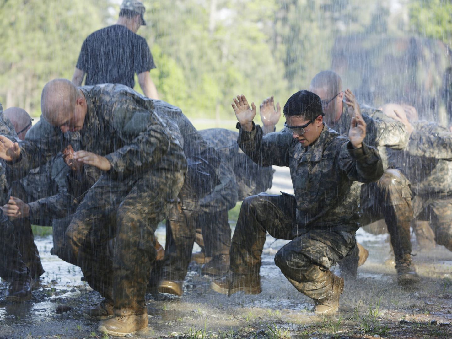 Soldados estadounidenses en la Army Ranger School, en Fort Benning, Georgia. (Reuters)