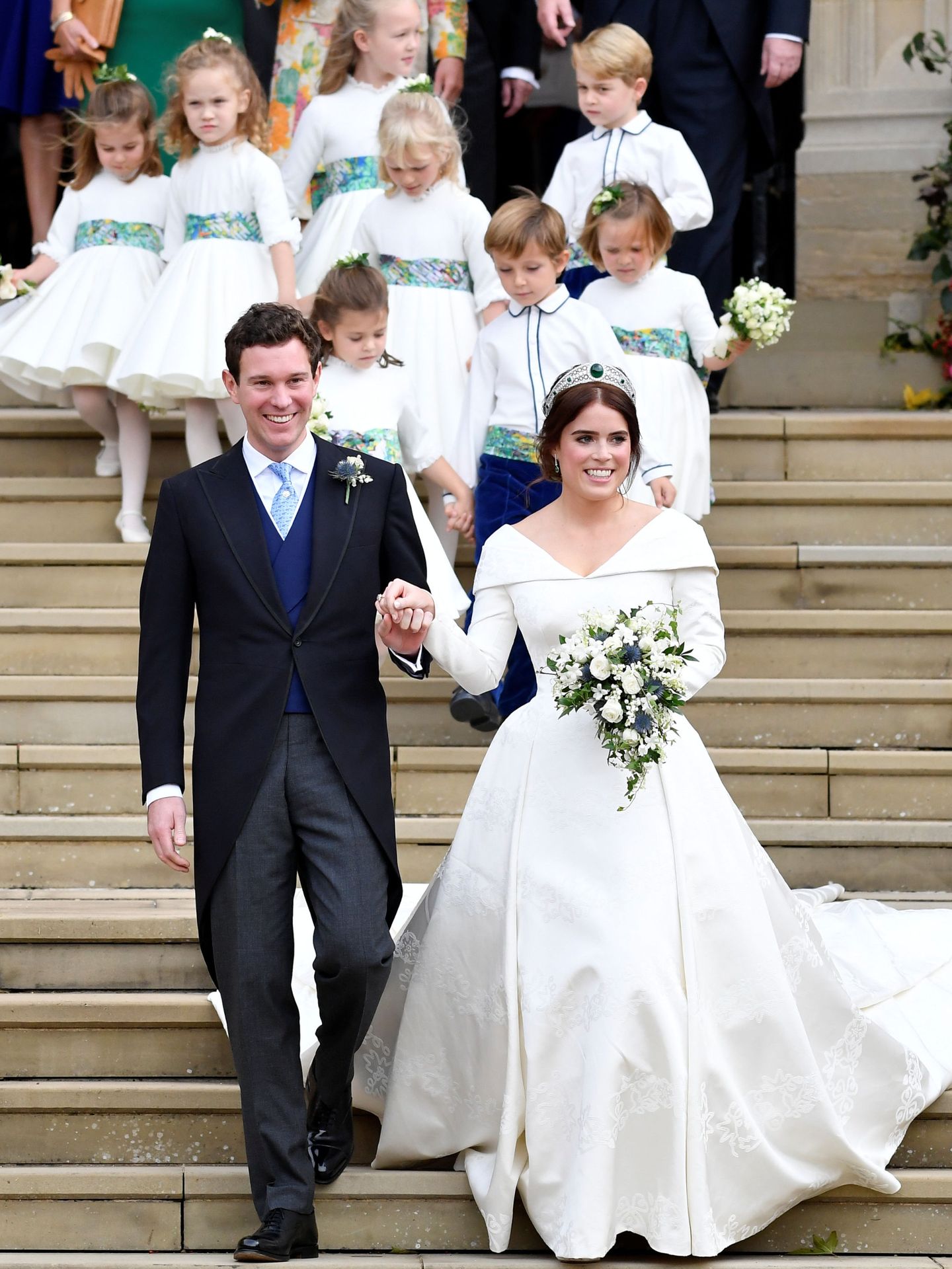 La boda de Eugenia y Jack Brooksbank. (Reuters)