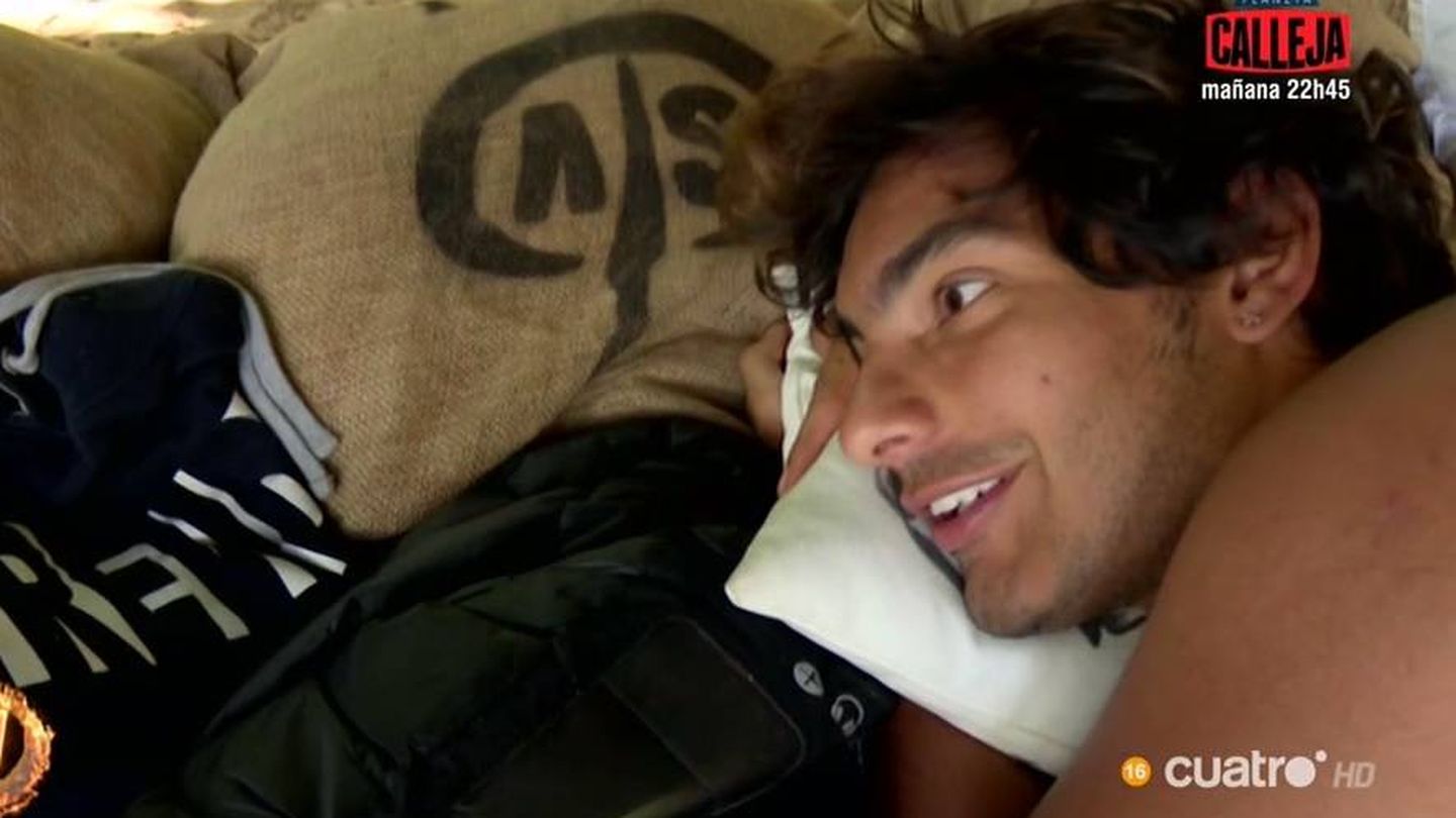 Alejandro Reyes, en 'Supervivientes'. (Telecinco).