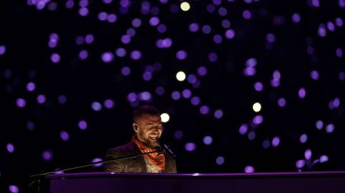Timberlake en la Super Bowl: guiño al pecho de Janet y homenaje a Prince