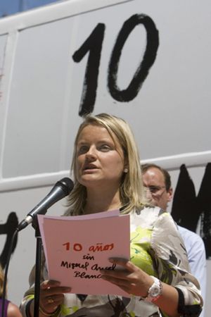 La ausencia de Rajoy en la manifestación en memoria de Blanco desata la polémica
