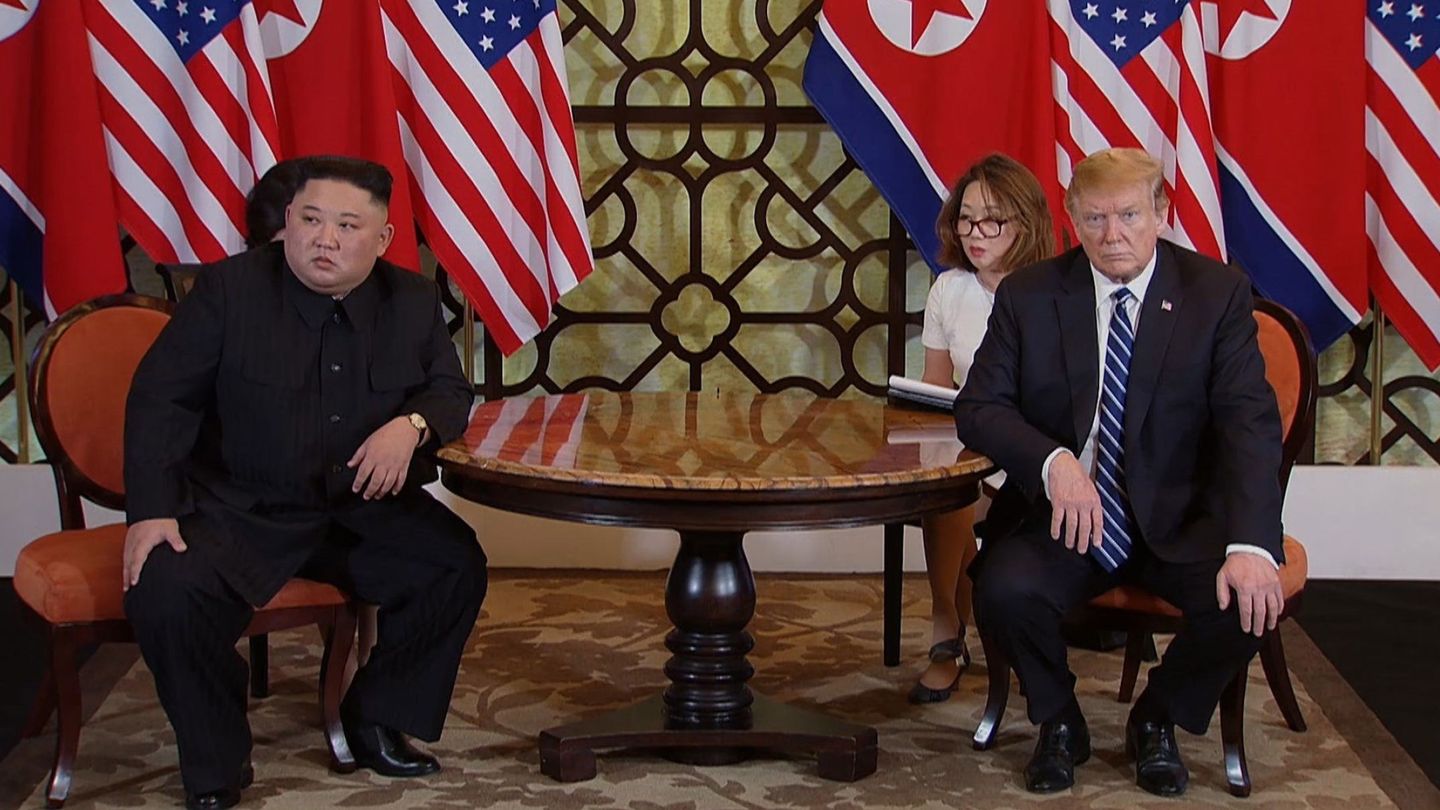 El líder norcoreano, Kim Jong-un, y el presidente estadounidense, Donald Trump