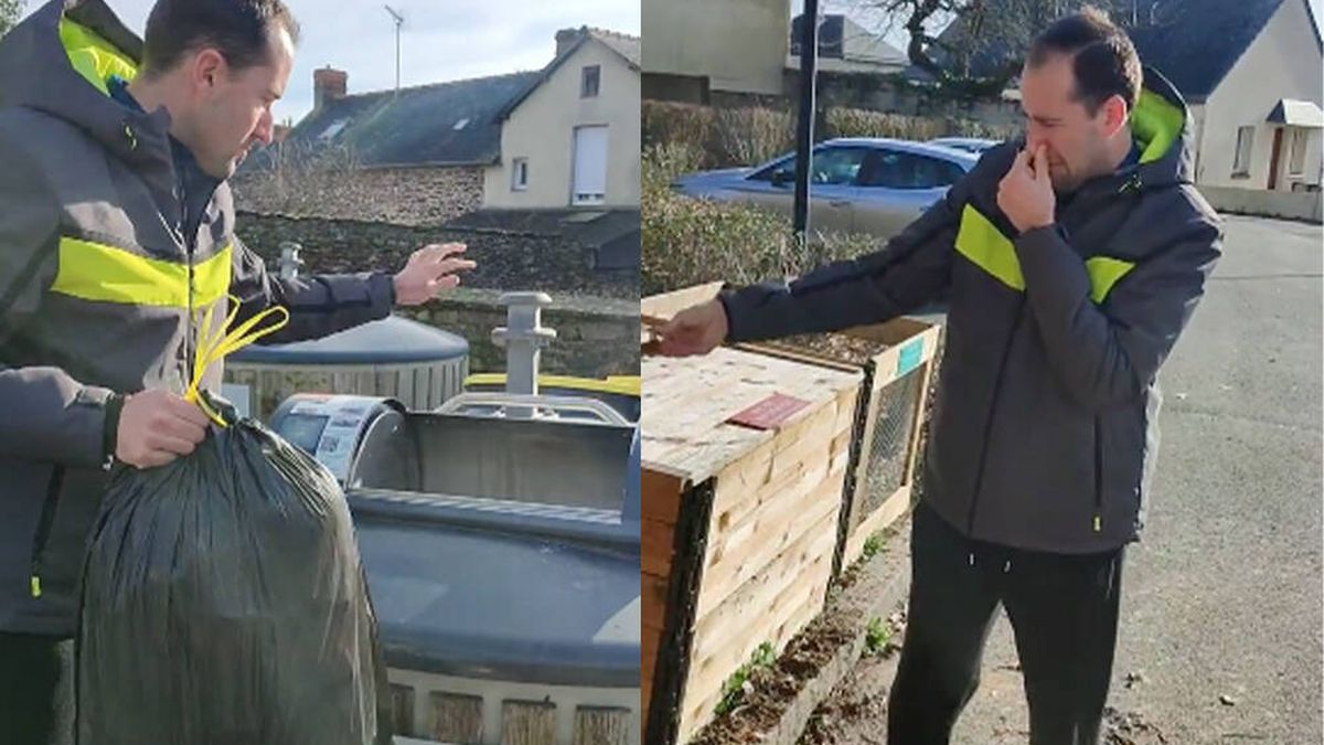 Un español que vive en un pueblo de Francia enseña lo que hay que hacer allí para tirar la basura: "¡Qué asco!"