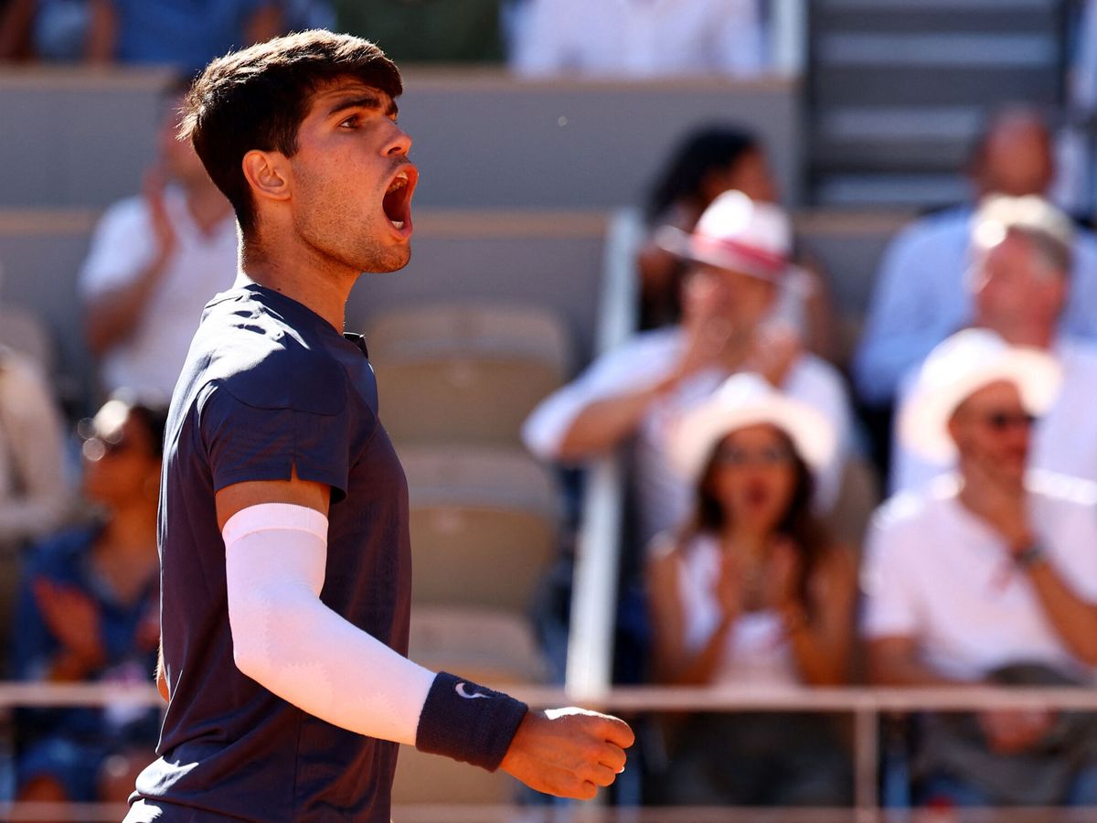 Foto: Alcaraz jugará el domingo la final de Roland Garros. (Reuters/Lisi Niesner)