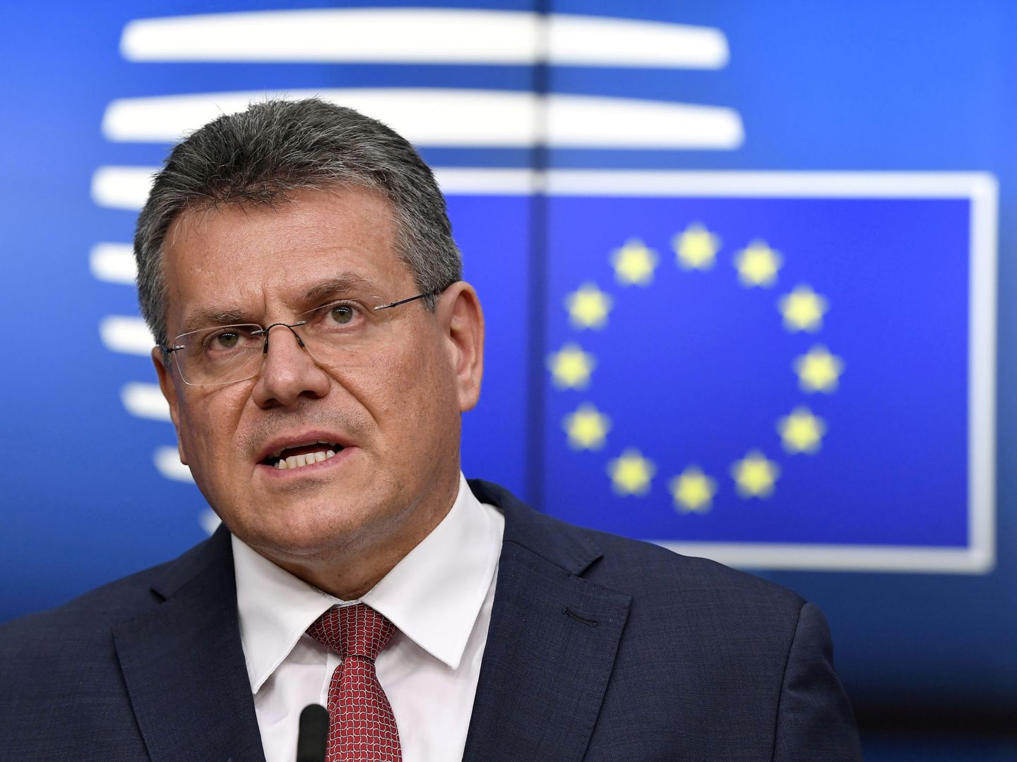 Maros Sefcovic, vicepresidente de la Comisión Europea. (Reuters)