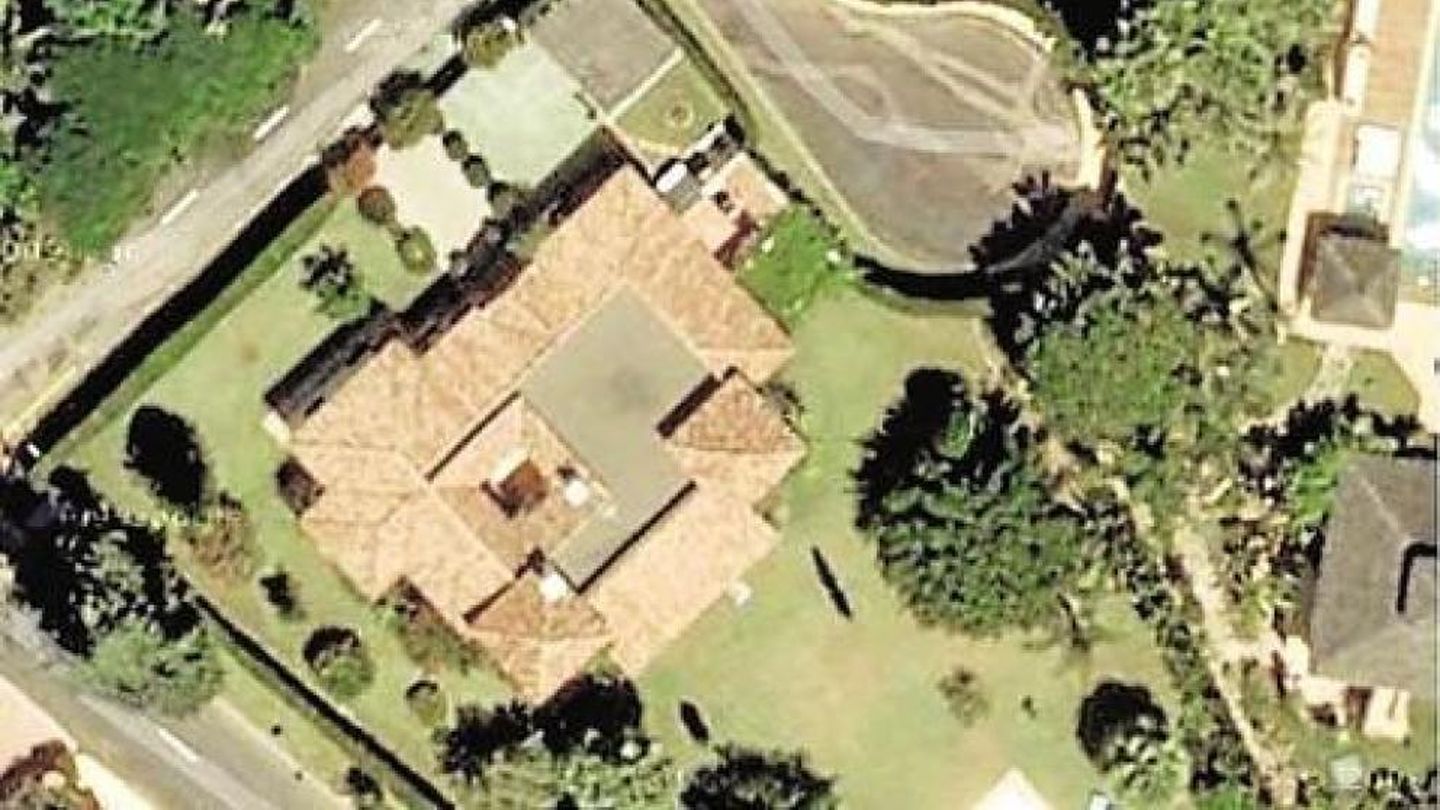 Imagen aérea de la nueva casa de los Aznar en Marbella
