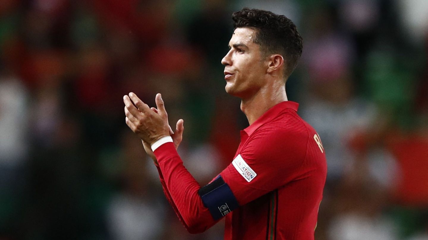 Cristiano, tras un partido con Portugal. (Reuters/Pedro Nunes)