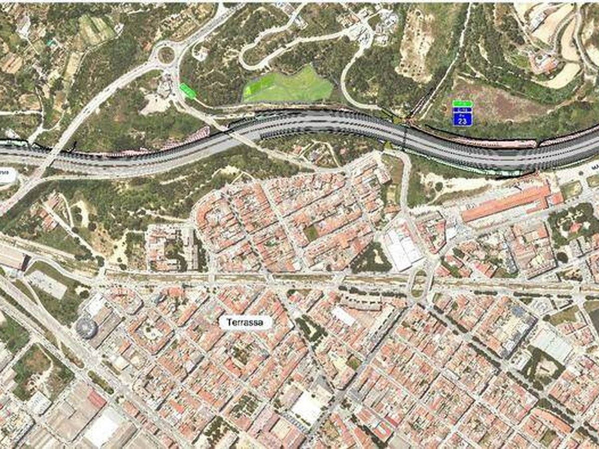 Foto: Vista del tramo donde se van a iniciar las obras. (Generalitat de Cataluña)