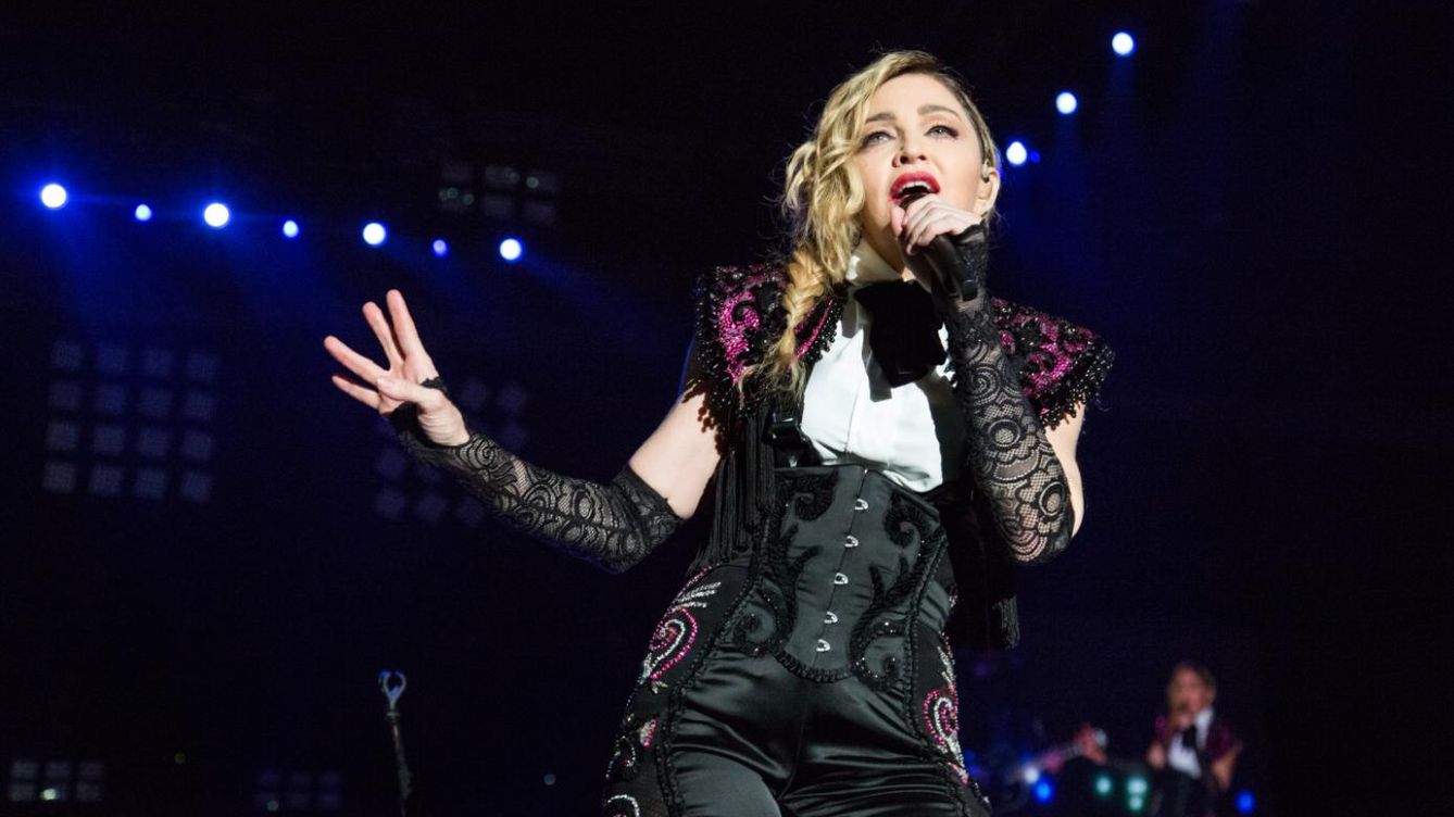 Foto: Madonna durante un concierto (Gtres)