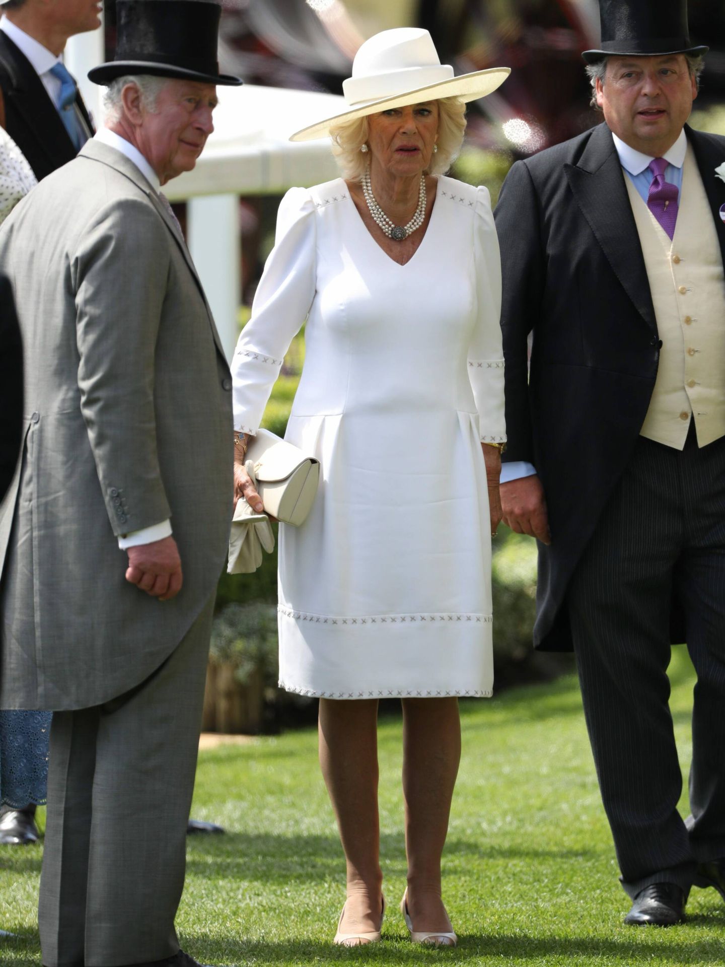 El príncipe Carlos y Camila, en el segundo día del Royal Ascot. (Cordon Press)