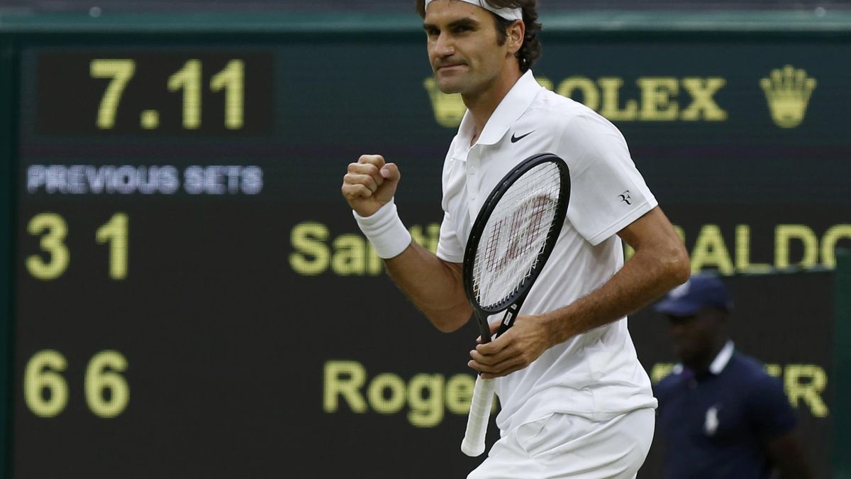 Federer sigue con paso firme en Wimbledon y se cita con Robredo en octavos