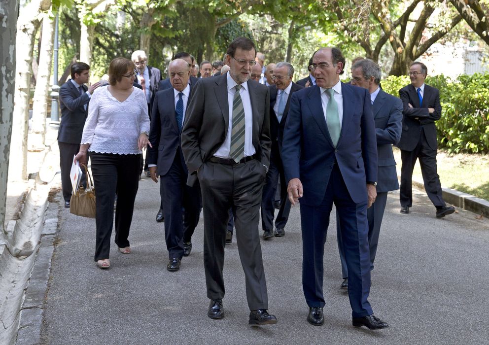 Foto: Mariano Rajoy e Ignacio Sánchez Galán (EFE)