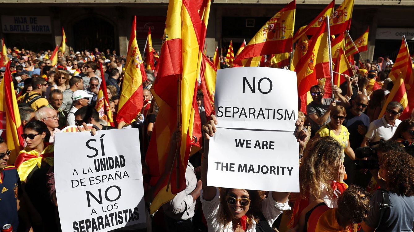 'No estáis solos': el manifiesto que pide solidaridad para frenar al separatismo 