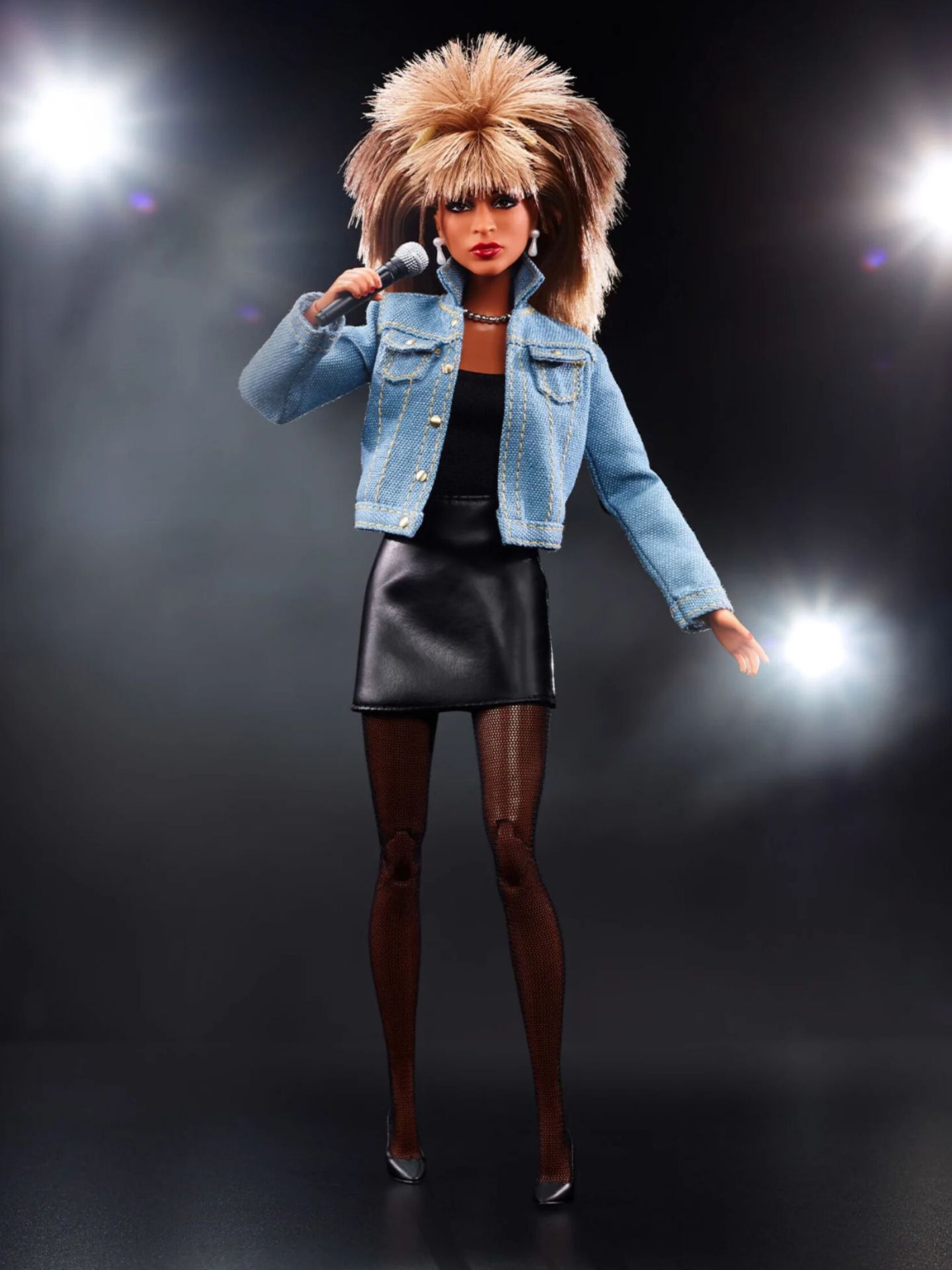 Fotografía cedida por Mattel de la muñeca homenaje a la cantante Tina Turner. (EFE/Mattel)