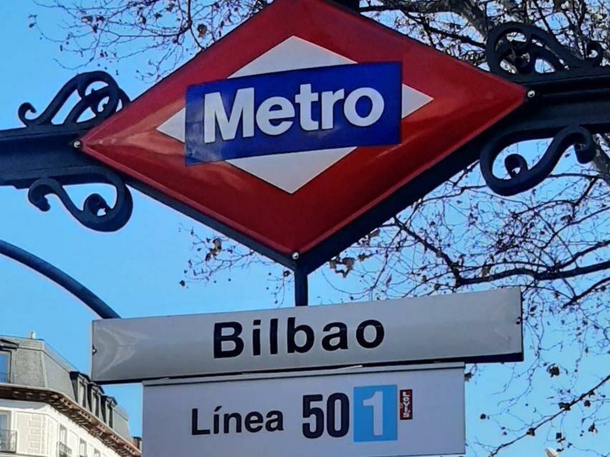 Foto: Estación de Metro Bilbao. (Twitter)