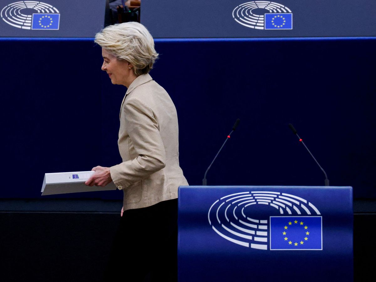 Foto: Sesión en el Parlamento Europeo este miércoles. (Reuters/Yves Herman)